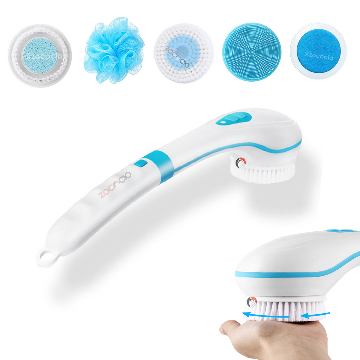 Miniatura 5 de Cepillo Eléctrico Con Mango Largo 5 En 1